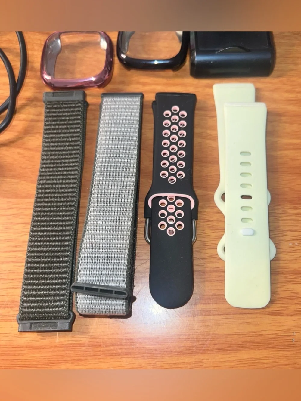 Fitbit Sense Watch, Charger, Faceplate and bands
